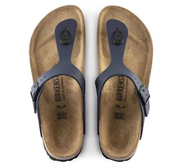 Dámské žabky Birkenstock GIZEH BS 0143623 BLUE (úzká šířka)