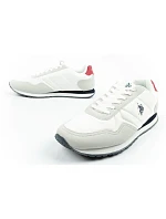 U.S. Polo Assn sportovní boty tenisky pánské módní pohodlné bílé