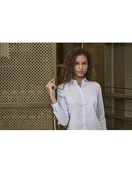 TJ 4025 Luxusní elastická halenka s dlouhým rukávem model 22497667 light blue - Tee Jays TJ 4025 Luxusní elastická halenka s dlouhým rukávem model 22497667 light blue - Tee Jays