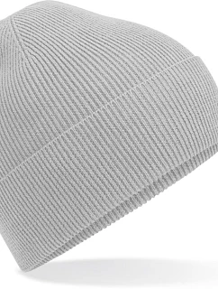 Beechfield B 51N Pletená čepice z bio bavlny 53.051N light grey