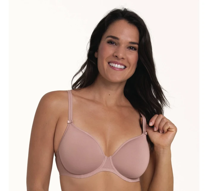 Selma Pure podprsenka s kosticí košíčky se  rosewood  model 21157284 - RosaFaia