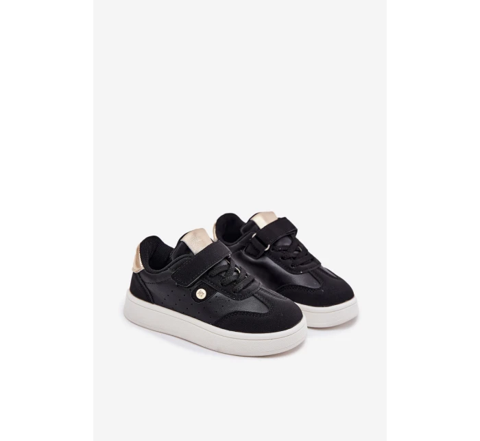 Sportovní Obuv Tenisky Dívčí Na Suchý Zip Černé Zarina Sportovní Obuv Tenisky Dívčí Na Suchý Zip Černé Zarina