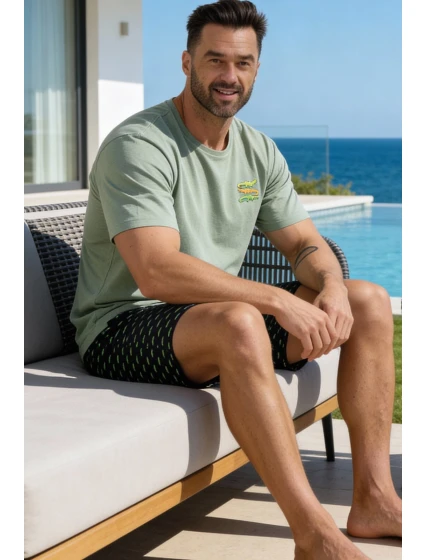 Pyžamo Cornette 326/202 Krokodýli 2 kr/r S-2XL