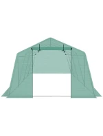 ZAHRADNÍ TUNEL 300x600x200 cm PE KONSTRUKCE ZELENÁ OCEL