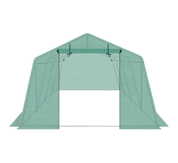 ZAHRADNÍ TUNEL 300x600x200 cm PE KONSTRUKCE ZELENÁ OCEL