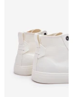 Dámské vysoké tenisky Big Star Bílé model 21610396 - Big Star Shoes Dámské vysoké tenisky Big Star Bílé model 21610396 - Big Star Shoes