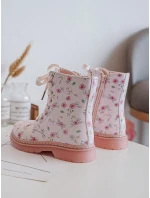 Dětské zateplené boty na zip Růžové model 21634773 - Boto Dětské zateplené boty na zip Růžové model 21634773 - Boto