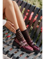 Dámské Polobotky S Pásky Lakované model 21671372 - Boto Dámské Polobotky S Pásky Lakované model 21671372 - Boto