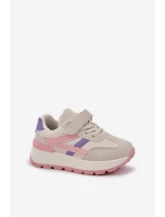 Dětské Tenisky Na Suchý Zip Růžové model 21671421 - Boto