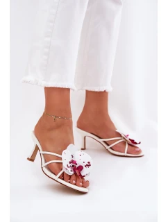 Dámské Pantofle Na S  Bílé model 21687223 - Boto