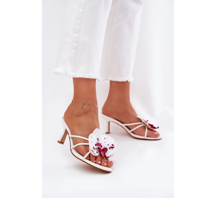 Dámské Pantofle Na S  Bílé model 21687223 - Boto