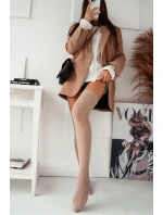 Dámské podkolenky s model 21713001 žebrováním béžové - Milena