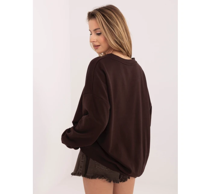 Bluza RV BL model 22020759 ciemny brązowy - FPrice