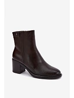 Boty na podpatku model 231623 Step in style Boty na podpatku model 231623 Step in style