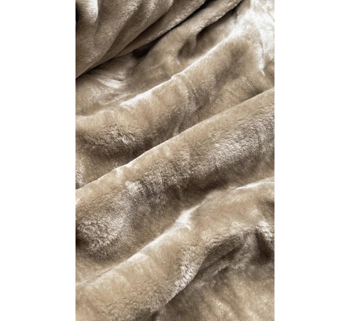 ZIMOWA KURTKA DAMSKA NA MISIU BEŻOWA model 21244002 - S'WEST