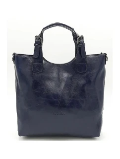 Luxusní tmavě modrá dámská kabelka BX5KM - Ines Delaure