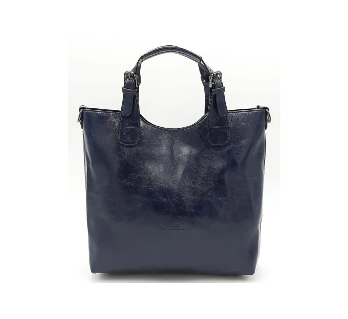 Luxusní tmavě modrá dámská kabelka BX5KM - Ines Delaure