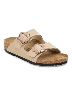 Žabky Birkenstock ARIZONA FLOWER BUCKLE KIDS 1030439 SANDCASTLE (standardní šířka)