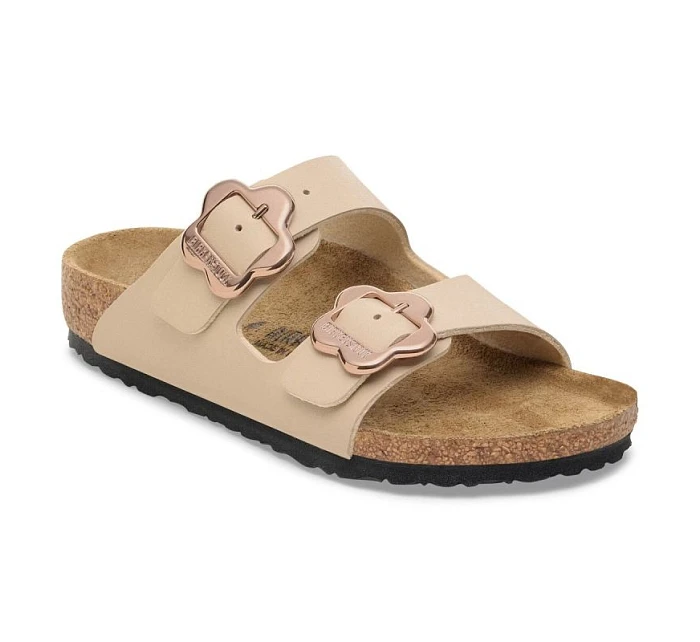 Žabky Birkenstock ARIZONA FLOWER BUCKLE KIDS 1030439 SANDCASTLE (standardní šířka) Žabky Birkenstock ARIZONA FLOWER BUCKLE KIDS 1030439 SANDCASTLE (standardní šířka)