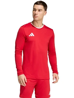 Pánské tričko adidas Entrada 26 s dlouhým rukávem červené KF5847 pánské