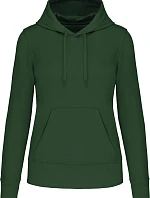 Kariban K 4028 Dámská eco-friendly mikina s kapucí 20.4028 forest green