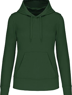 Kariban K 4028 Dámská eco-friendly mikina s kapucí 20.4028 forest green