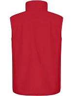 Clique Classic Softshell Vest M Pánská 3-vrstvá softshellová vesta 67.0911 red