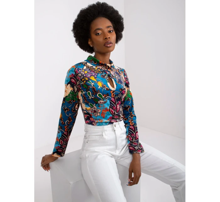 Halenka DHJ BZ 6291 1.77P tmavě modrá