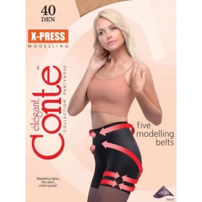Dámské modelující punčochové kalhoty X-Press 40 den - Conte
