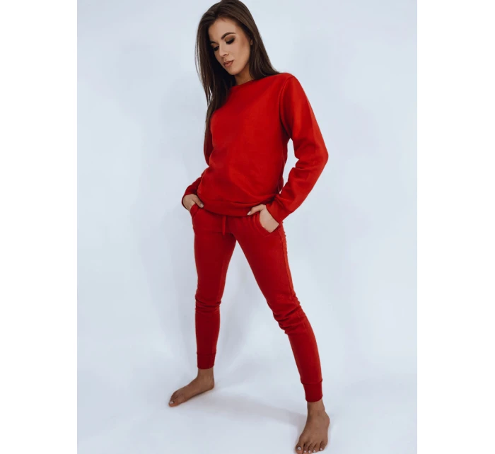 Dámská tepláková souprava červená Dstreet model 21962792 - FashionStreet Dámská tepláková souprava červená Dstreet model 21962792 - FashionStreet
