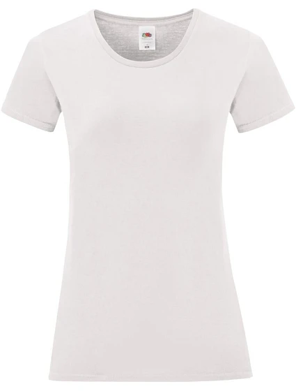 Fruit of the Loom Lady-Fit Iconic 150 T Dámské tričko 16.1432 white Fruit of the Loom Lady-Fit Iconic 150 T Dámské tričko 16.1432 white