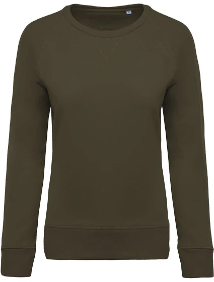 Kariban K 481 Dámská raglánová mikina z bio bavlny 20.K481 mossy green Kariban K 481 Dámská raglánová mikina z bio bavlny 20.K481 mossy green