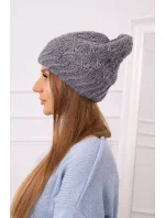 Dámská čepice Dagmara K332 tmavě šedá