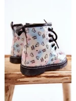 Dětské třpytivé boty s vzory model 21597323 - Boto
