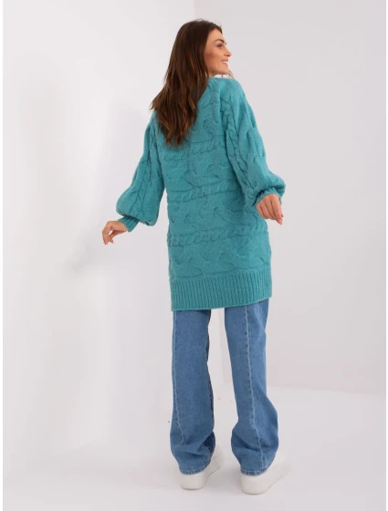 Sweter AT SW model 18884782 turkusowy - FPrice