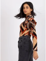 Halenka DHJ BZ 6533C 1.81P černá a béžová