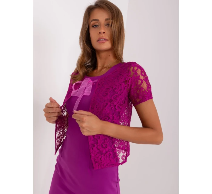 Sukienka LK SK fioletowy model 18856591 - FPrice Sukienka LK SK fioletowy model 18856591 - FPrice