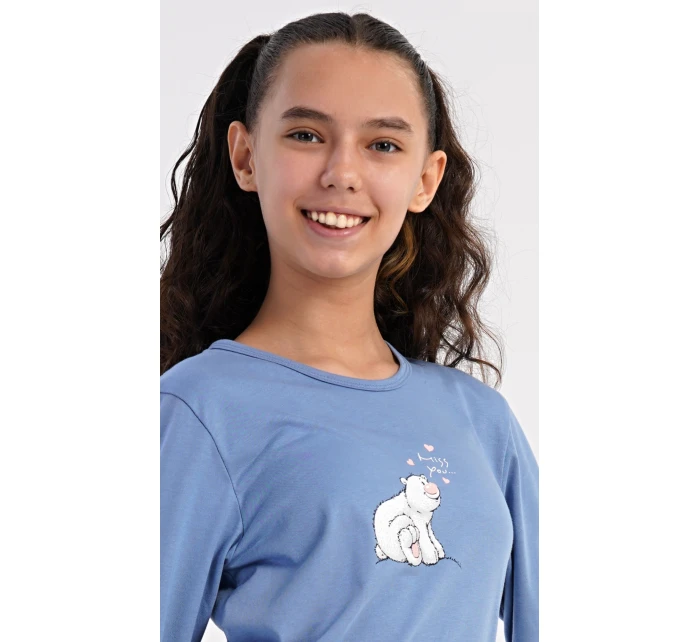 Dětské pyžamo dlouhé Méďa a model 21417060 - Vienetta Kids