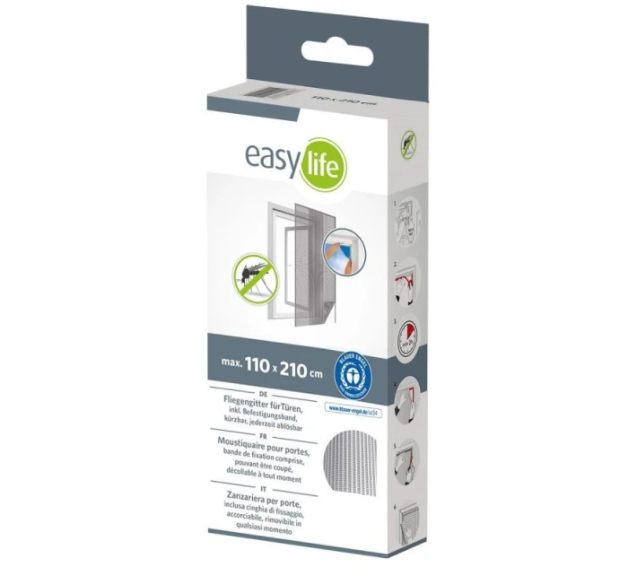 MOSKYTIÉRA NA DVEŘE 2X60X210 BÍLÁ MOSKYTIÉRA NA DVEŘE 2X60X210 BÍLÁ