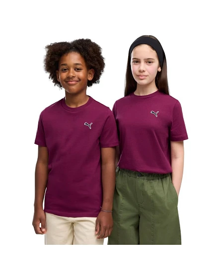 Dětské tričko Puma Cls Badge Cat Tee, fialové, 694700, velikost 41 Dětské tričko Puma Cls Badge Cat Tee, fialové, 694700, velikost 41