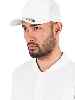 6 panelová síťovaná kšiltovka white model 22537124 - Flexfit