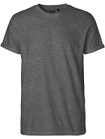 O Pánské bio tričko s ohrnutými rukávy dark heather model 22504517 - Neutral O Pánské bio tričko s ohrnutými rukávy dark heather model 22504517 - Neutral