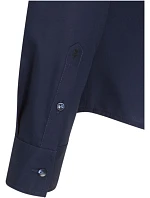 Seidensticker Blouse Regular LSL Popelínová halenka s dlouhým rukávem 78.0604 anthracite