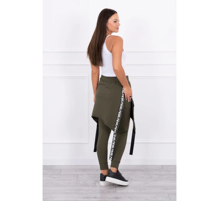 s nápisem khaki model 18743250 - K-Fashion