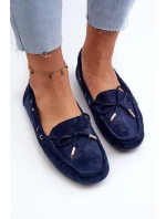 Dámské modré semišové mokasíny Si Passione Dámské modré semišové mokasíny Si Passione