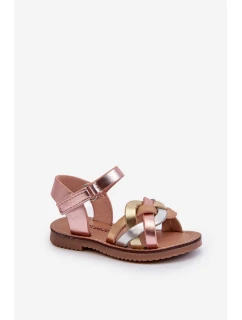 Dětské sandálky s suchým zipem a pásky v model 21663806 - Boto