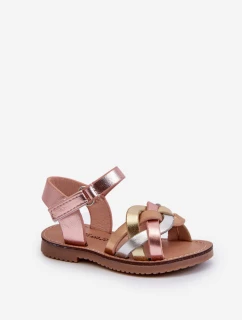 Dětské sandálky s suchým zipem a pásky v model 21663806 - Boto