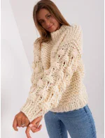 Jumper AT SW 2382.97P světle béžová Jumper AT SW 2382.97P světle béžová