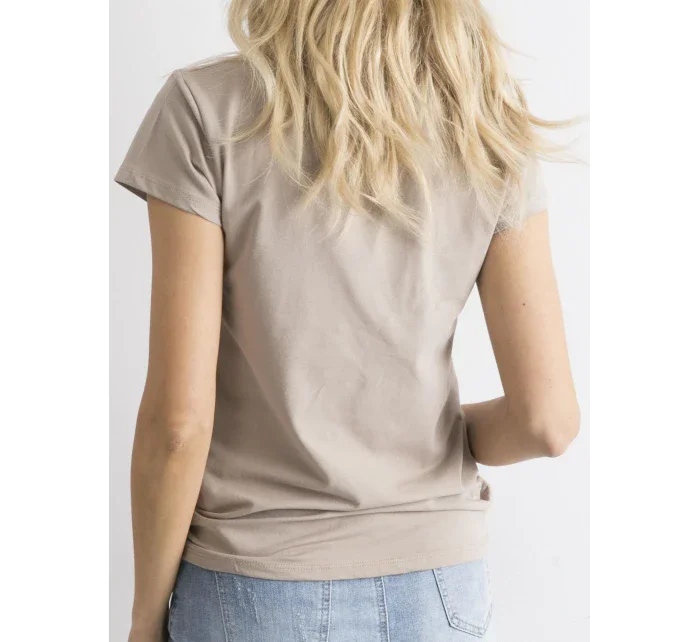 Tričko RV TS 4623.10 beige Tričko RV TS 4623.10 beige