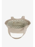 Dámská kabelka shopper s přezkou Nobo – světle béžová